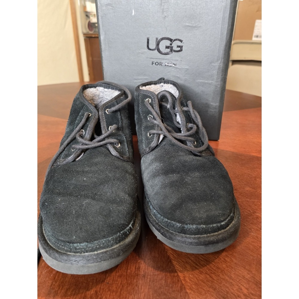 UGG Men's Black Suede Neumel Lace Up‎ Chukka Boots 3236 Size 13